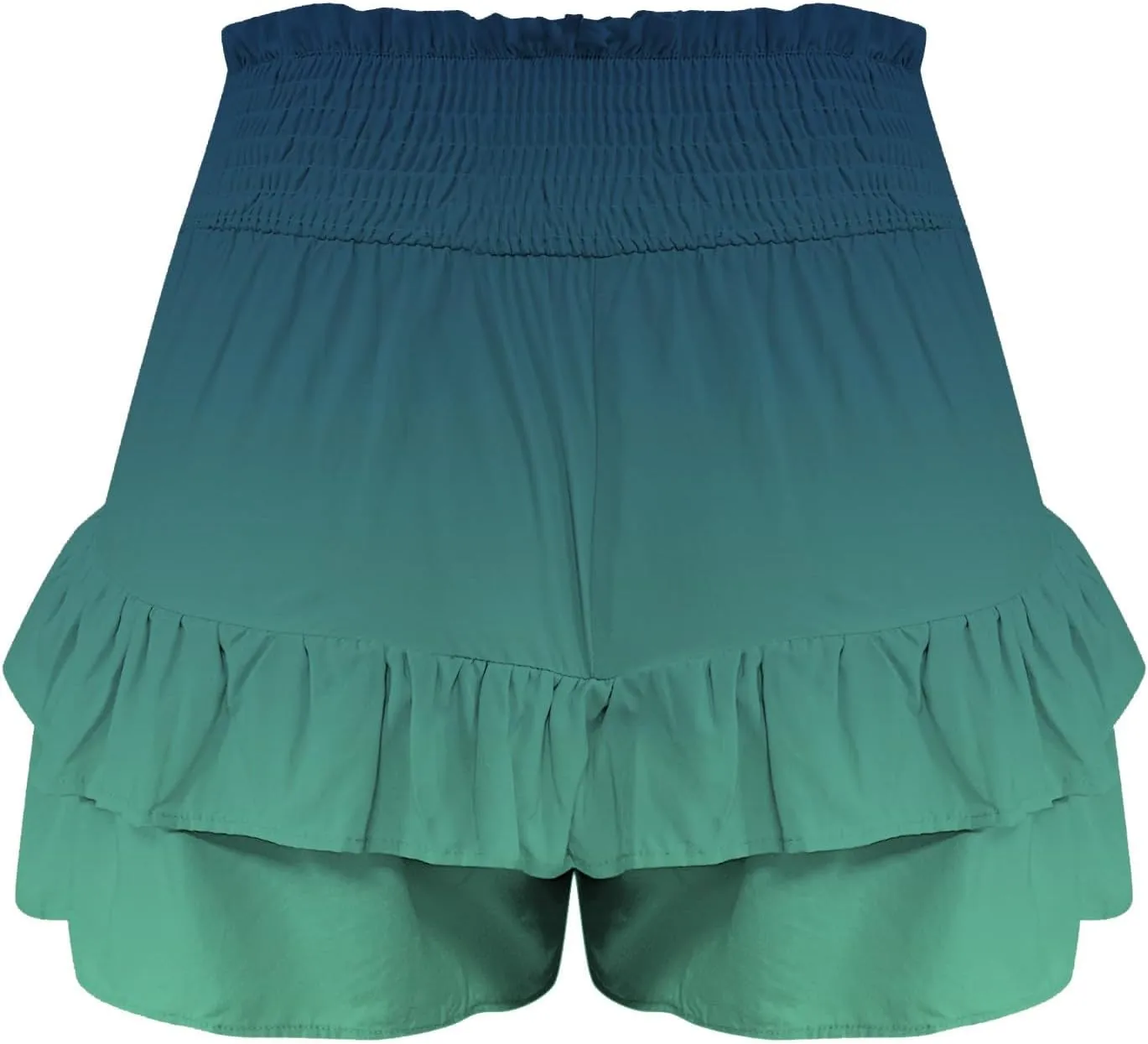 Women's Flowy Shorts Casual Ruffle Tiered Skorts High Waist Soft Mini Tennis Golf Skirt Boho Summer Shorts Dressy