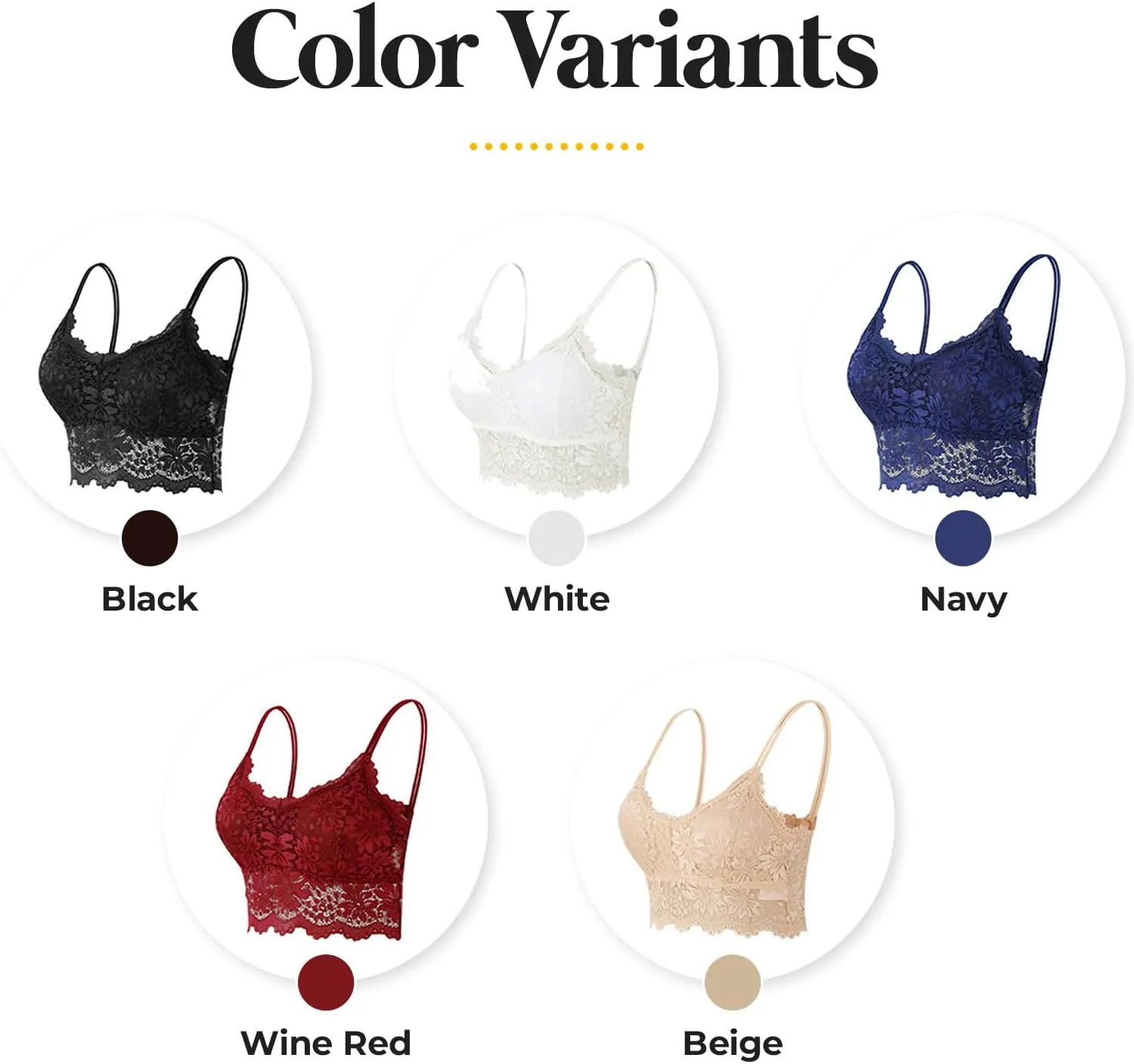Womens Sexy Lace Camisole Bralette Top with Thin Shoulder Straps Chest Wrap Tops for Outerwear Bralette Crop Top
