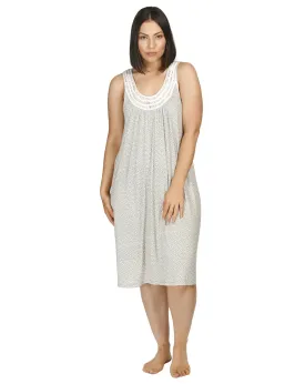 Yuu - Sleeveless Ditsy Dress | Sage